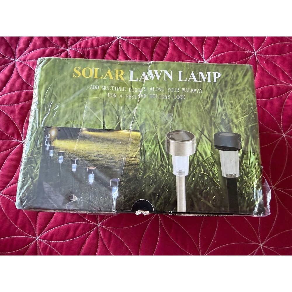 Solar Lawn Lamps Pathway Garden Outdoor Lighting Decorative Landscape Lights